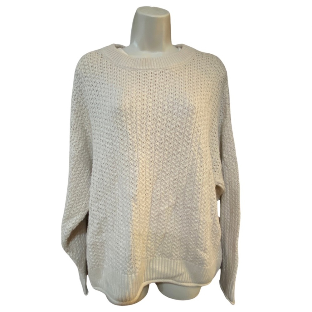 Universal Thread Cozy Beige Pullover - Size Large